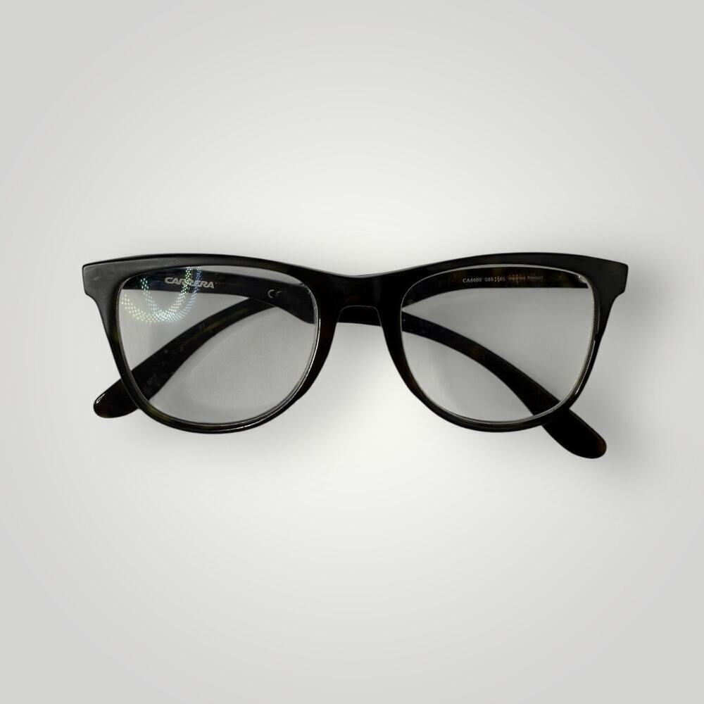 Carrera CA6600 086 145 Eyeglass Frames Tortoise Rectangular Wayfarer Unisex